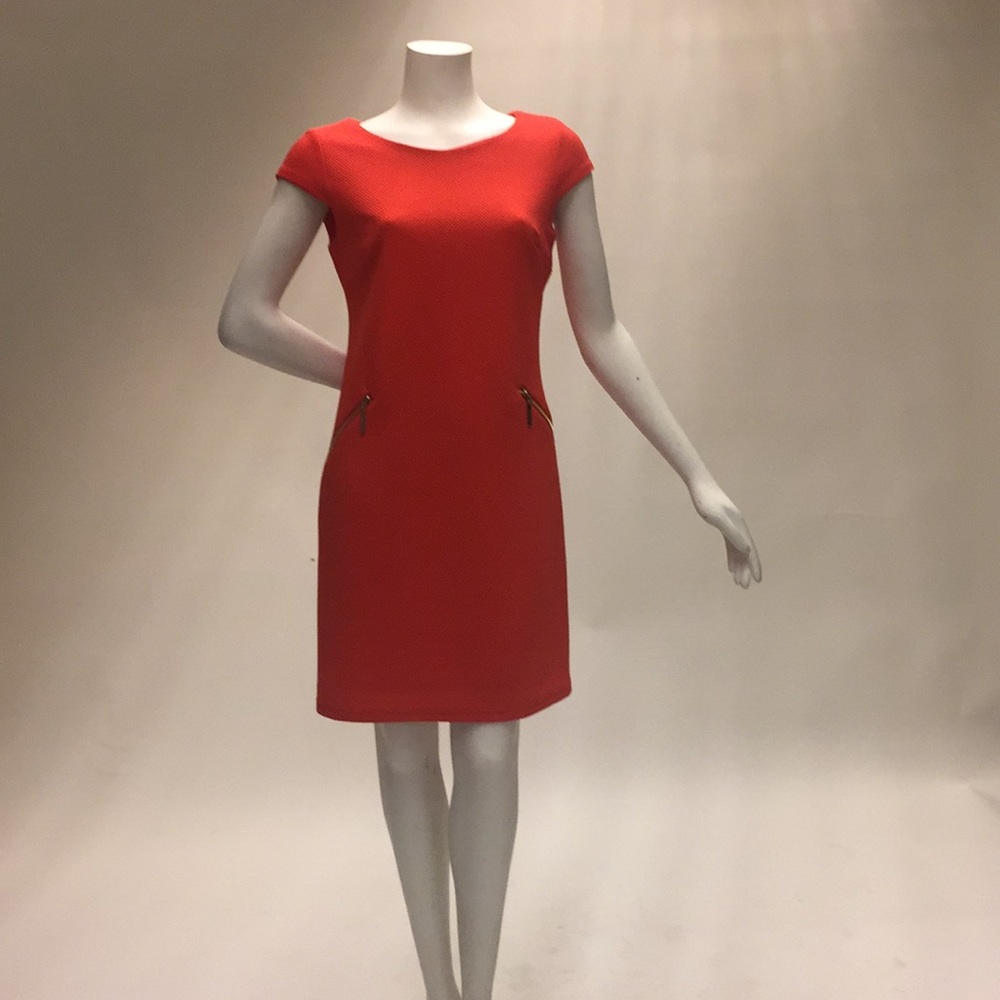CHETTA B Dress Cap Sleeve Shift